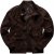 JP1880 Leather Jacket Goat Suede Espresso Brown - Jakker - Jakker i store størrelser, 2XL- 12XL