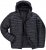 JAY-PI Lightly Quilted Jacket with a Hoodie Black - Jakker - Jakker i store størrelser, 2XL- 12XL