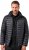 JAY-PI Lightly Quilted Jacket with a Hoodie Black - Jakker - Jakker i store størrelser, 2XL- 12XL