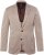 JP1880 Jacket Business Checked Beige - Habitter og blazere - Habitter og jakkesæt i store størrelser
