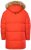 JP1880 Parka Quilted Faux Fur Hood Red - Jakker - Jakker i store størrelser, 2XL- 12XL