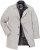 JP1880 Wool Blend Coat with Nylon Insert Grey - Jakker - Jakker i store størrelser, 2XL- 12XL