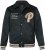 JP1880 Blouson Velour with Chest Embroidery Dark Green - Jakker - Jakker i store størrelser, 2XL- 12XL