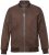JP1880 Jacket Buffed Nubuck Lamb Leather Brown - Jakker - Jakker i store størrelser, 2XL- 12XL