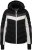 Ulla Popken HYPRAR Chevron Stripe Triple Function Quilted Fully Lined Ski Jacket Black - Jakker - 