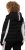 Ulla Popken HYPRAR Chevron Stripe Triple Function Quilted Fully Lined Ski Jacket Black - Jakker - 