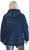 Ulla Popken Quilted Water Repellent Jacket Navy Blue - Jakker & Frakker - 