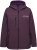 Ulla Popken HYPRAR Softshell Fleece Lined Jacket Dark Blackberry - Damebælter i store størrelser - 