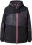 Ulla Popken Neon Ripple Performance Snow Jacket Black - Jakker - 
