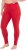 Ulla Popken Basic Stretch Knit Ankle Length Leggings Salsa Red - Jeans & Bukser i Store Størrelser – Plus Size - 