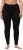 Ulla Popken Viscose Spandex Leggings Black - Jeans & Bukser i Store Størrelser – Plus Size - 