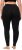 Ulla Popken Viscose Spandex Leggings Black - Jeans & Bukser i Store Størrelser – Plus Size - 