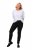 Ulla Popken Denim Look All Elastic Pocket Sienna Jeggings Black - Ulla Popken - Ulla Popken Plus Size Tøj