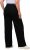 Ulla Popken Mary Fit Wide Leg Stretch Jeans Black - Jeans & Bukser i Store Størrelser – Plus Size - 