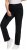 Ulla Popken Basic Mony Tapered Leg Stretch Pants Black - Jeans & Bukser i Store Størrelser – Plus Size - 
