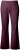 Ulla Popken Bengaline Elastic Waist Thermal Pants Aubergine - Jeans & Bukser i Store Størrelser – Plus Size - 