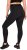 Ulla Popken Lightfit Quick Drying Leggings Black - Jeans & Bukser i Store Størrelser – Plus Size - 