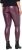 Ulla Popken Metallic Faux Leather Leggings Plum - Jeans & Bukser i Store Størrelser – Plus Size - 