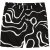 JP1880 Bermuda Shorts Soft Viscose All-over Print Black - Shorts - Shorts i store størrelser - W40-W60