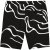 JP1880 Bermuda Shorts Soft Viscose All-over Print Black - Shorts - Shorts i store størrelser - W40-W60