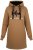 Nora Mikken KADRI Long Hoodie Camel - Trøjer og hættetrøjer - Sweatere & hoodies til kvinder