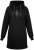 Nora Mikken KADRI WHITE Long Hoodie Black - Trøjer og hættetrøjer - Sweatere & hoodies til kvinder