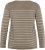 Kaffe Curve Linia Boatneck Pullover Morel Melange with Silver Lurex - Striktrøjer - 