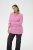 Kaffe Curve Emilia Pullover Pink Power Melange - Striktrøjer - 