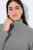 Ulla Popken Basic Long Sleeve Slim Fit Turtleneck Light Grey Melange - Hættetrøjer og sweatshirts - Bløde sweatshirts, hoodies & strik