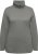 Ulla Popken Basic Long Sleeve Slim Fit Turtleneck Grey - Hættetrøjer og sweatshirts - Bløde sweatshirts, hoodies & strik
