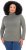 Ulla Popken Basic Long Sleeve Slim Fit Turtleneck Grey - Hættetrøjer og sweatshirts - Bløde sweatshirts, hoodies & strik