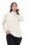 Ulla Popken Basic Long Sleeve Slim Fit Turtleneck Natural - Hættetrøjer og sweatshirts - Bløde sweatshirts, hoodies & strik