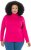 Ulla Popken Basic Long Sleeve Slim Fit Turtleneck Red Pink - Hættetrøjer og sweatshirts - 