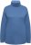 Ulla Popken Basic Long Sleeve Slim Fit Turtleneck Ink Blue - Hættetrøjer og sweatshirts - 