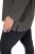 Ulla Popken Back To Basics V-Neck Relaxed Fit Cotton Tee Graphite Grey - T-shirts - T-shirts til kvinder