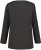 Ulla Popken Back To Basics V-Neck Relaxed Fit Cotton Tee Charcoal Grey Melange - Ulla Popken - 
