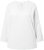 Ulla Popken Back To Basics V-Neck Relaxed Fit Cotton Tee Snow White - T-shirts - 