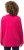 Ulla Popken Back To Basics V-Neck Relaxed Fit Cotton Tee Magenta Pink - T-shirts - T-shirts til kvinder