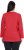 Ulla Popken Back To Basics V-Neck Relaxed Fit Cotton Tee Salsa Red - T-shirts - 