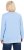 Ulla Popken Back To Basics V-Neck Relaxed Fit Cotton Tee Light Blue - T-shirts - T-shirts til kvinder