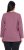 Ulla Popken Back To Basics V-Neck Relaxed Fit Cotton Tee Dark Rose - T-shirts - T-shirts til kvinder