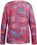 Ulla Popken Graphic Print Recycled Polyester Quick Dry Stretch Top Salsa Red - Trykte T-shirts til kvinder - 