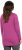 Ulla Popken Tie Hem Long Sleeve Graphic Tee Berry - Trykte T-shirts til kvinder - 