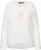 Ulla Popken Star Long Sleeve Graphic Tee Off-White - Trykte T-shirts til kvinder - 
