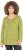 Ulla Popken Allover Graphic Long Sleeve Tee Avocado Green - Trykte T-shirts til kvinder - 