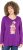 Ulla Popken Christmas Squirrel Long Sleeve Graphic Tee Dark Purple - Trykte T-shirts til kvinder - Printede T-shirts til Damer