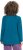 Ulla Popken Inverted Seam Long Sleeve Graphic Tee Teal - Trykte T-shirts til kvinder - 