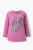 Ulla Popken Inverted Seam Long Sleeve Graphic Tee Dark Rose - Trykte T-shirts til kvinder - 