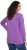 Ulla Popken Dream Rhinestone Lettering Long Sleeve Tee Light Plum - Trykte T-shirts til kvinder - 