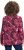 Ulla Popken Abstract Print Long Sleeve Tee Dark Ruby - Trykte T-shirts til kvinder - 
